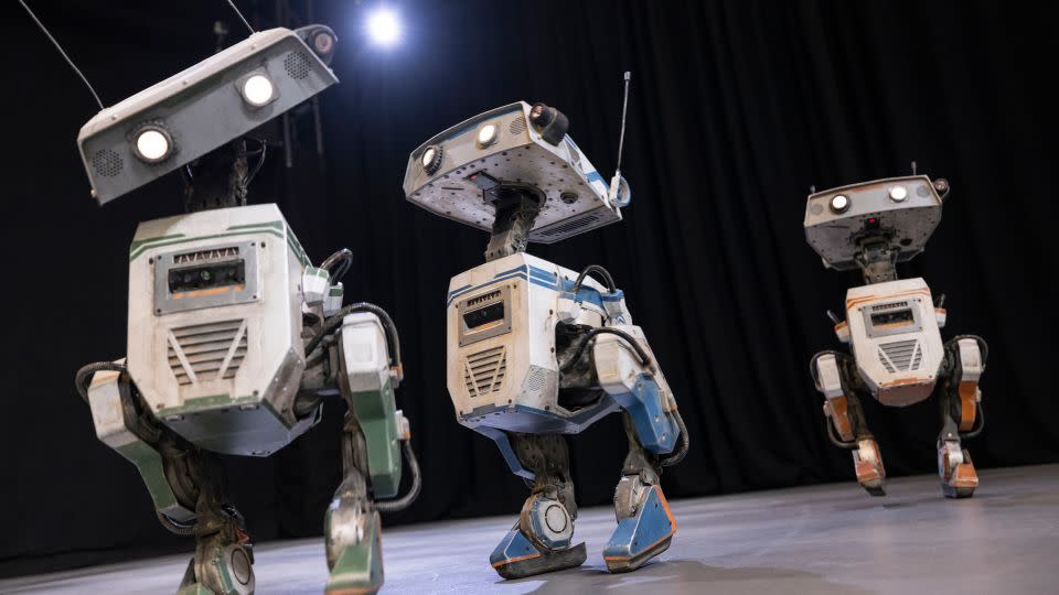 Research and development teams demonstrated “Star Wars” BD-X droids at an event on Tuesday. - Mike Pucher/Walt Disney Imagineering