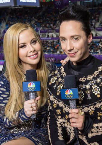Peter Kneffel/picture alliance/Getty From Left: Tara Lipinski and Johnny Weir