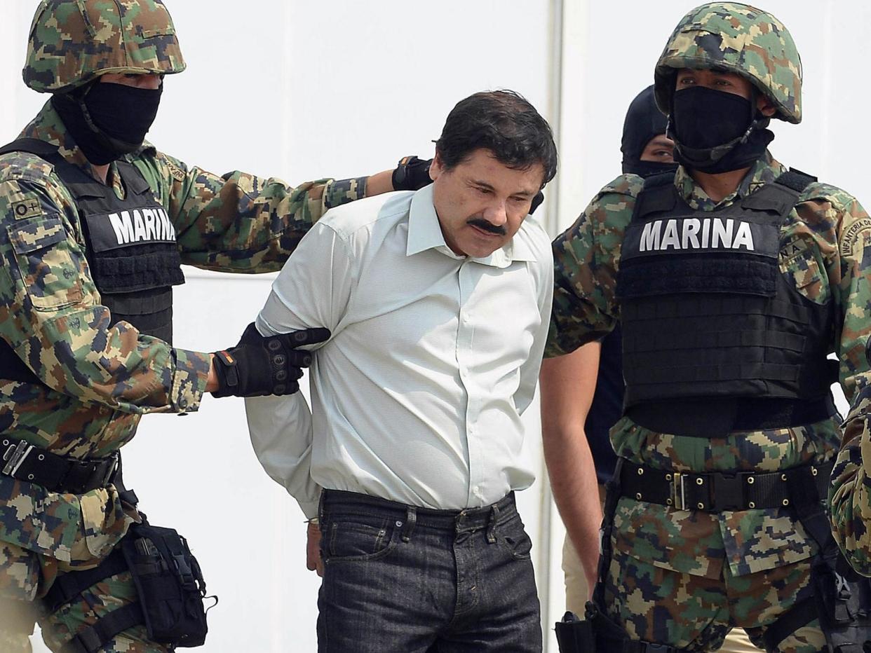 A judge denied El Chapo's request to speak in open court after prosecutors expressed concerns he could be trying to send messages to cohorts: Getty