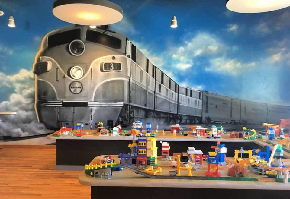 Among the many displays at the Children's Museum of Idaho in Meridian is a train room.