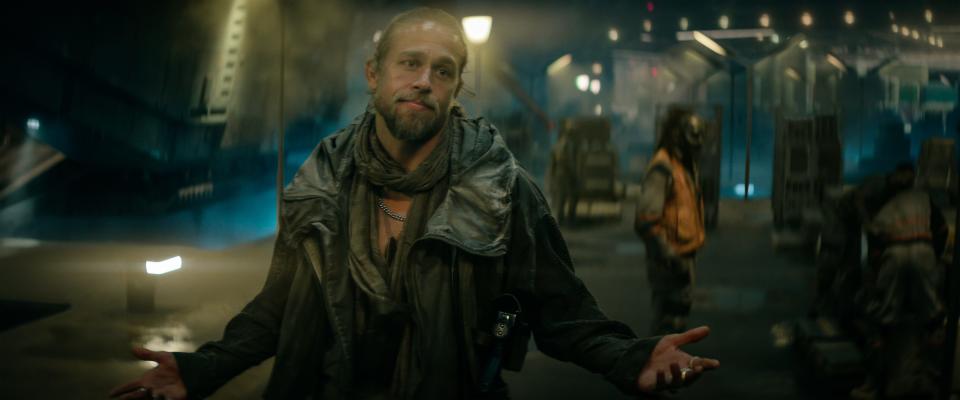 Charlie Hunnam as Kai in "Rebel Moon." The lovable scoundrel went rogue.
