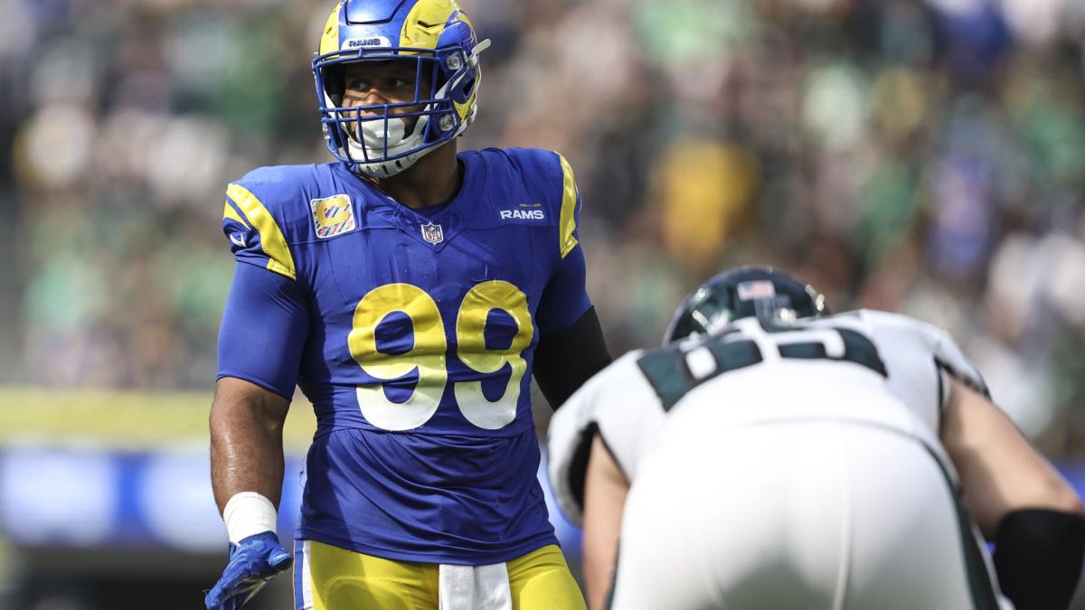 Aaron Donald injury update: How to handle the Rams DT vs. Panthers in Week  6 - DraftKings Network