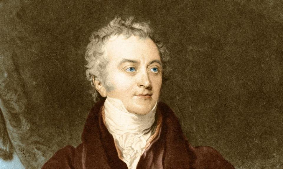 painted portrait of Thomas Young