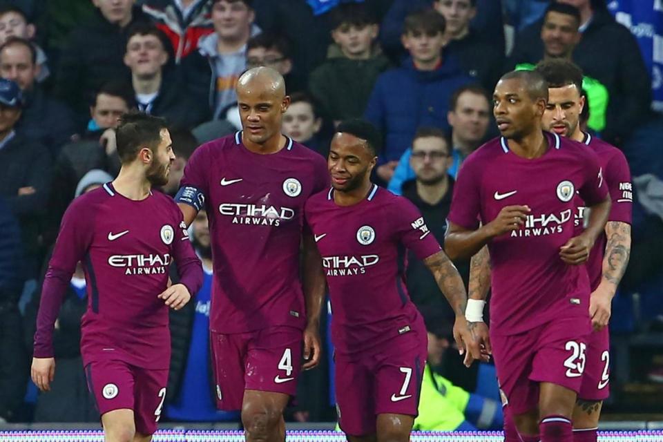 Manchester City reached the fifth round with victory over Cardiff Photo: AFP/Getty Images