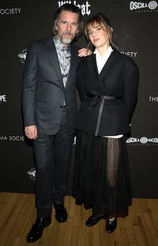 <p>Kristina Bumphrey/Variety via Getty Images</p> Ethan Hawke (left) and Maya Hawke