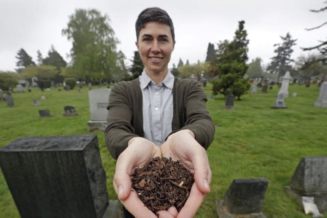 Washington becomes first US state to allow composting of human bodies