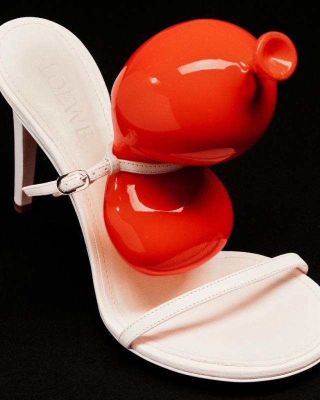 Loewe's Balloon Heels and Bag Boots Take Fall 2022 Fashion On A Surreal  Twist