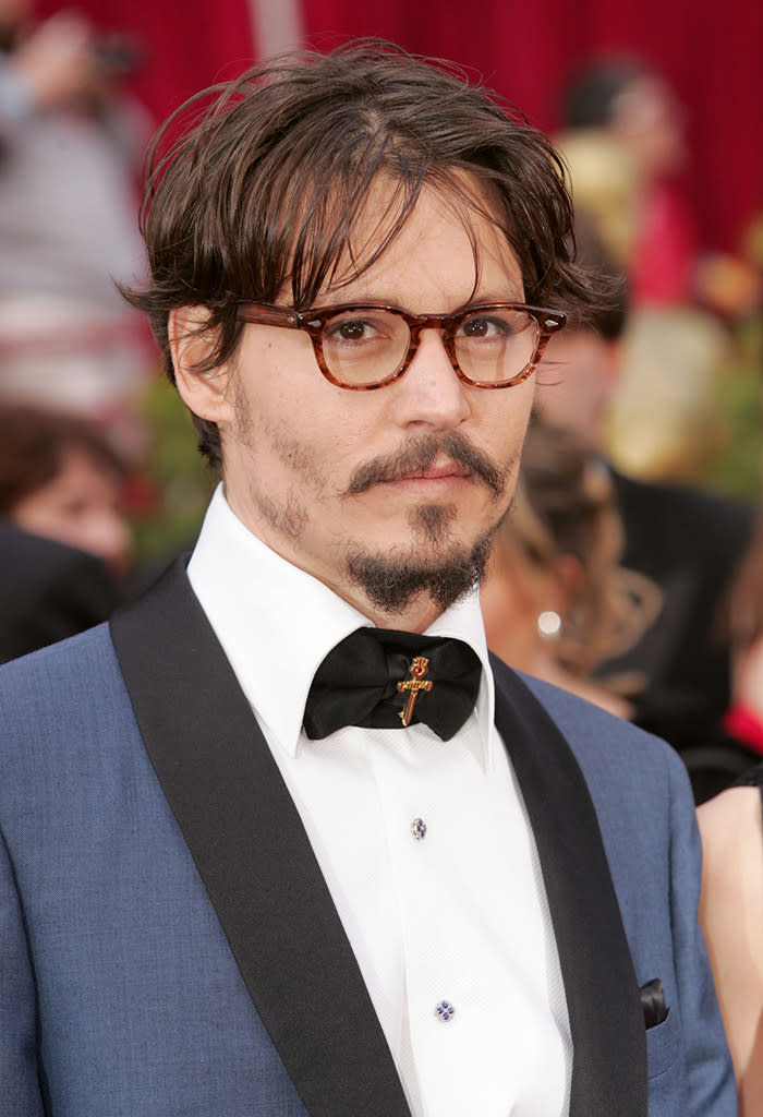 <b>10. And became the only actor in a Disney film to ever get an Academy Award nomination for his Jack Sparrow portrayal:</b> Depp was praised by critics for his unique character creation, but he has said Disney originally hated his take. "They couldn't stand him,” he told <a href="http://www.vanityfair.com/online/daily/2010/11/johnny-depp-talks-to-patti-smith-about-working-with-angelina-jolie-jack-sparrow-and-his-own-musical-aspirations" rel="nofollow noopener" target="_blank" data-ylk="slk:Vanity Fair;elm:context_link;itc:0;sec:content-canvas" class="link ">Vanity Fair</a>. “I think it was Michael Eisner, the head of Disney at the time, who was quoted as saying, 'He’s ruining the movie.’”