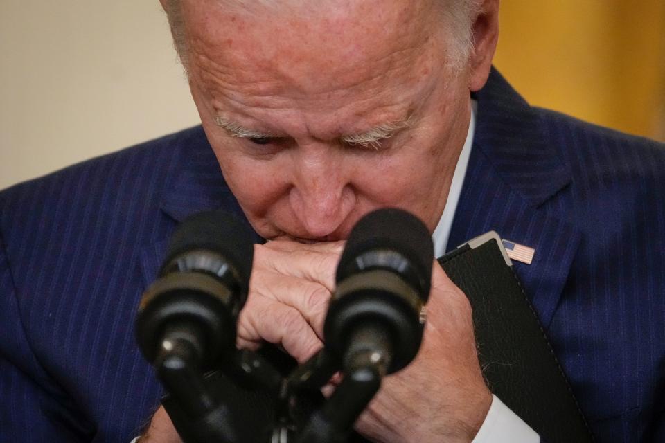 President Joe Biden in the White House on Aug. 26, 2021.