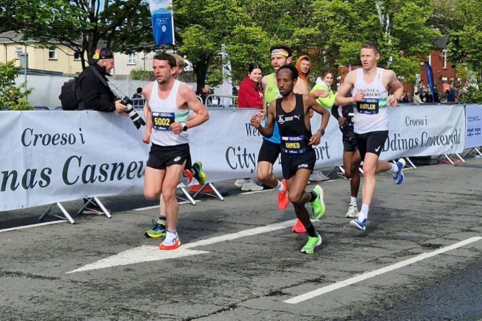 South Wales Argus: Omar Ahmed from Birmingham ran in the 10k race and won, defending his title.