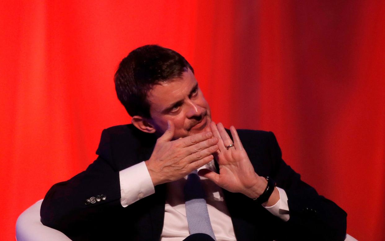 Mr Valls failed in his bid last year to become the presidential candidate of his Socialist Party in France - AP