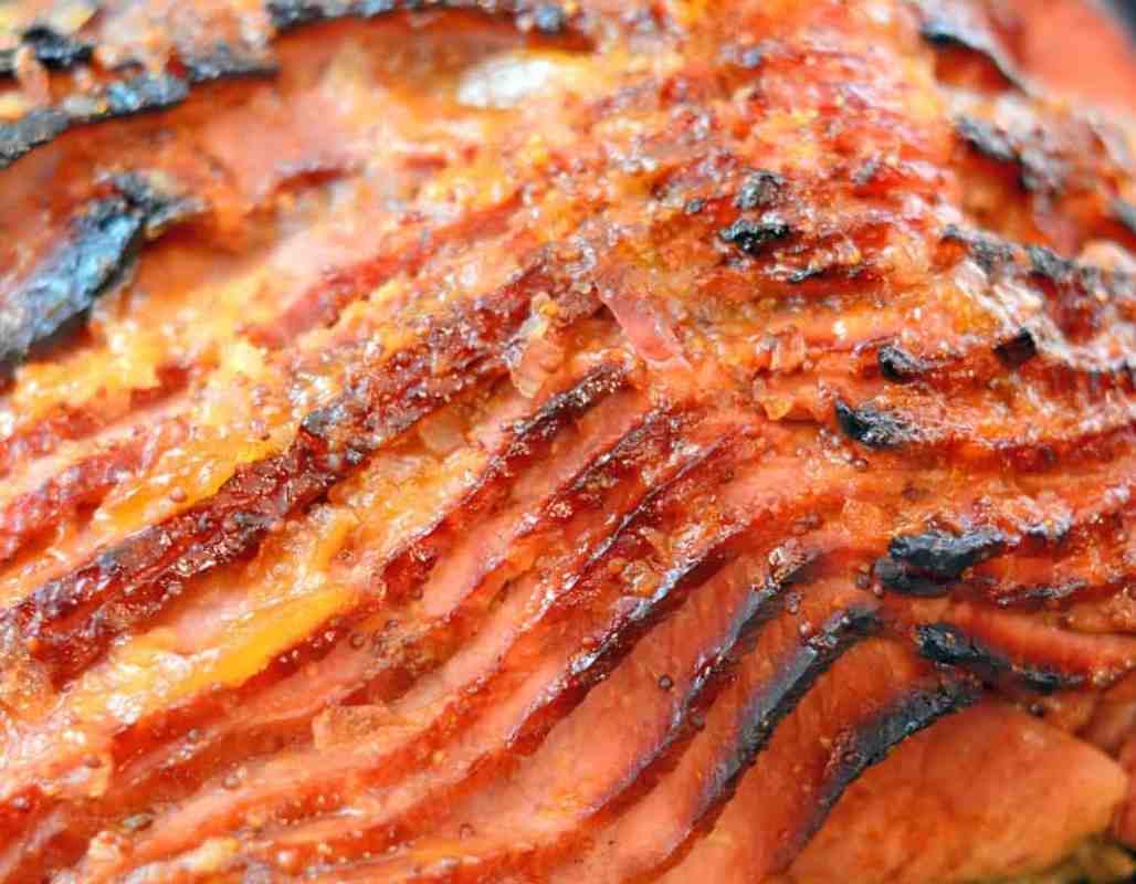 <p>Savory Experiments</p><p>Riesling peach glazed ham has a perfectly sweet, crunchy outside and a tender, savory inside. You’ll be the star of the party when you unveil this amazing baked ham at the dinner table.</p><p><strong>Get the recipe: <a href="https://www.savoryexperiments.com/riesling-peach-glazed-ham/" rel="nofollow noopener" target="_blank" data-ylk="slk:Riesling Peach Glazed Ham;elm:context_link;itc:0;sec:content-canvas" class="link rapid-noclick-resp">Riesling Peach Glazed Ham</a></strong></p>