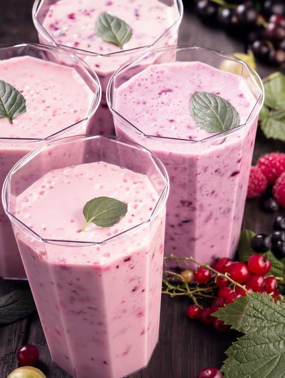 2) Jillian Michaels' Berry Vanilla Smoothie