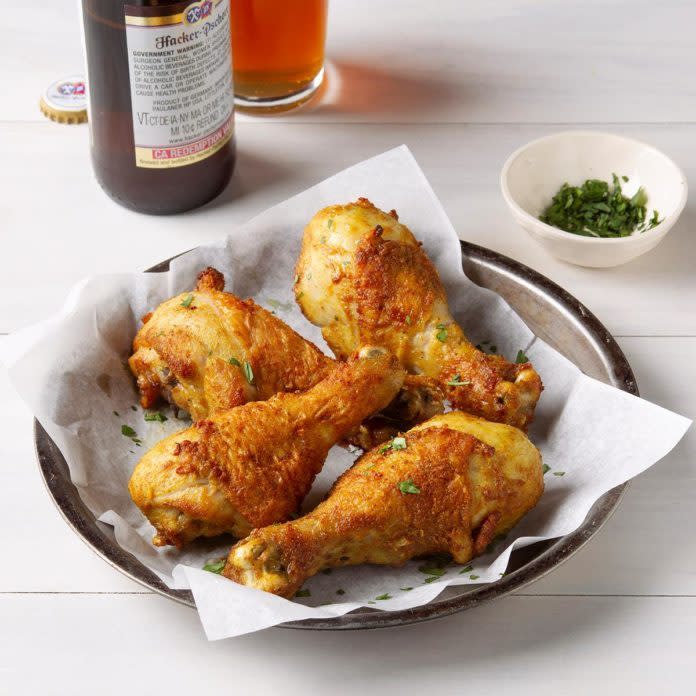 Air-Fryer Crispy Curry Drumsticks