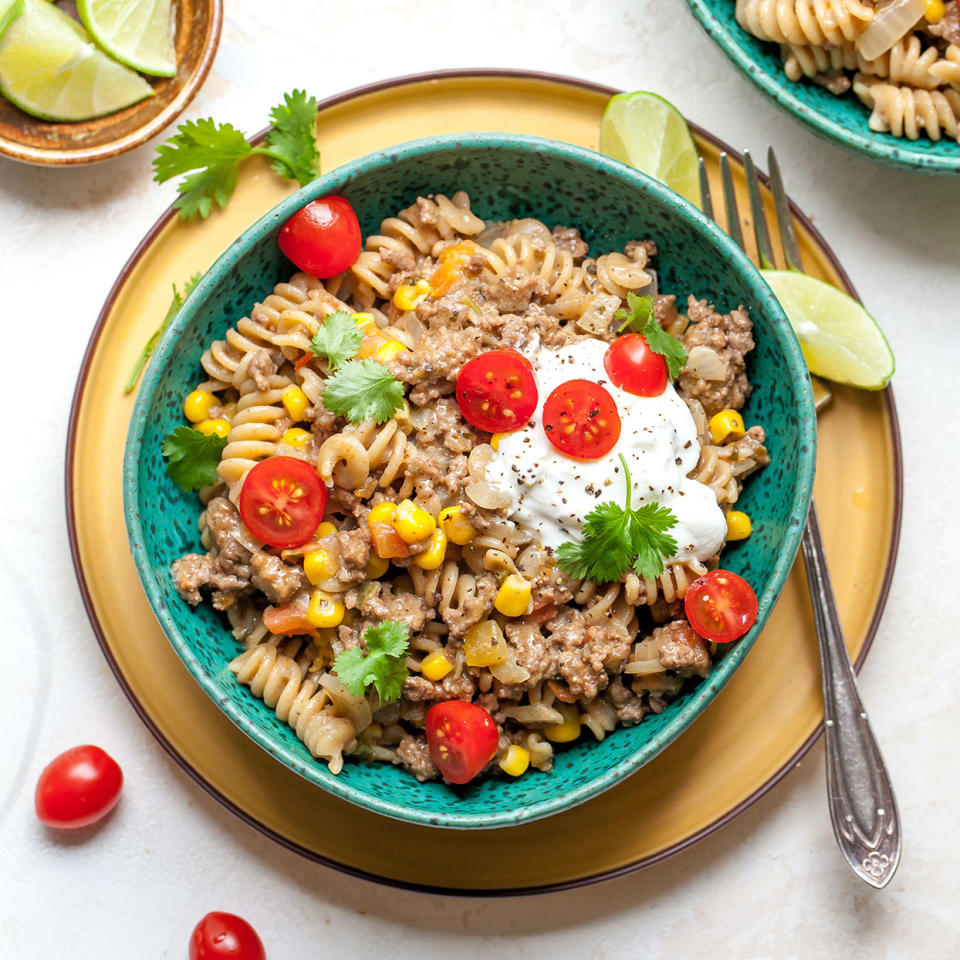 One-Pot Cheesy Tex-Mex Pasta