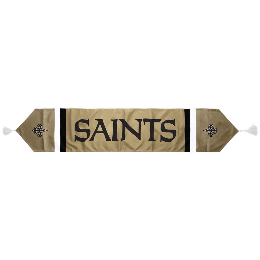 Saints Team Table Runner