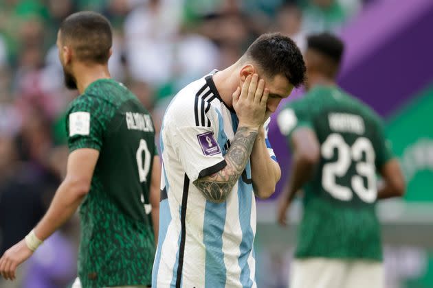 Messi, derrotado