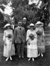 Harry S. Truman y Bess Wallace El presidente Truman y Bess se casaron en 1919 en una pequeña iglesia decorada con flores del jardín. Al parecer, Harry se declaró por primera vez a Bess en 1911 pero fue rechazado. (Imagen y texto: InStyle)