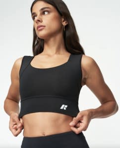 Power Hollow Double Straps Padded Running Bra