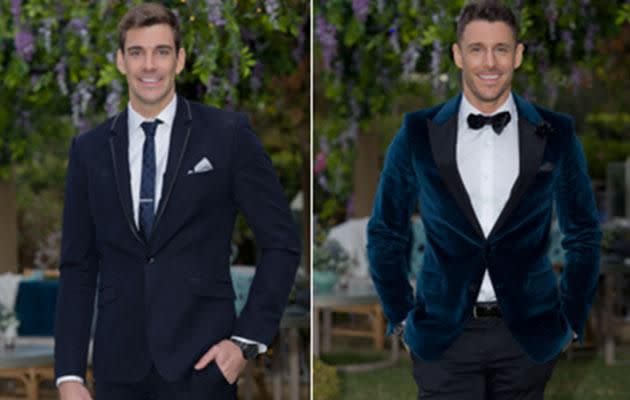 Bachelors Cam (L) and Lee (R). Source: Network Ten