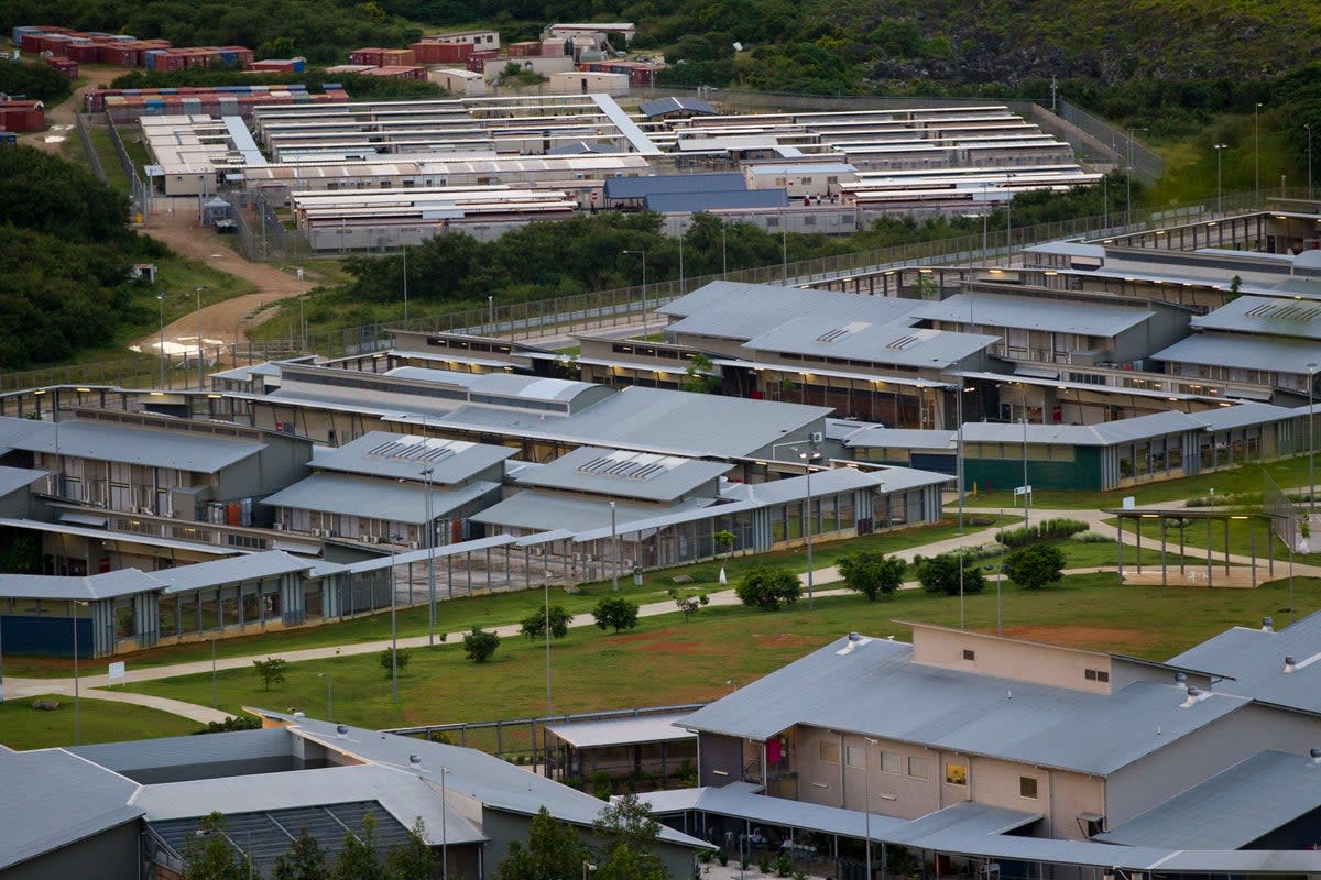 A view of the Immigration Detention Center  (IDC) in February 2012 on Christmas Island, Australia (Getty Images)