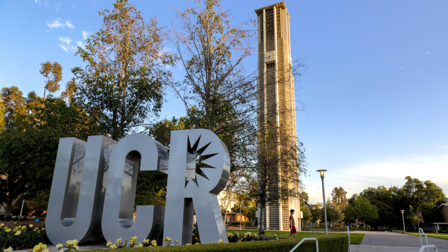 The University of California, Riverside campus with the Bell Tower seen in Riverside, California. (Getty Images)