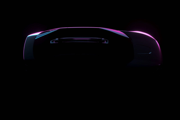 A brief look at a future electric sedan.