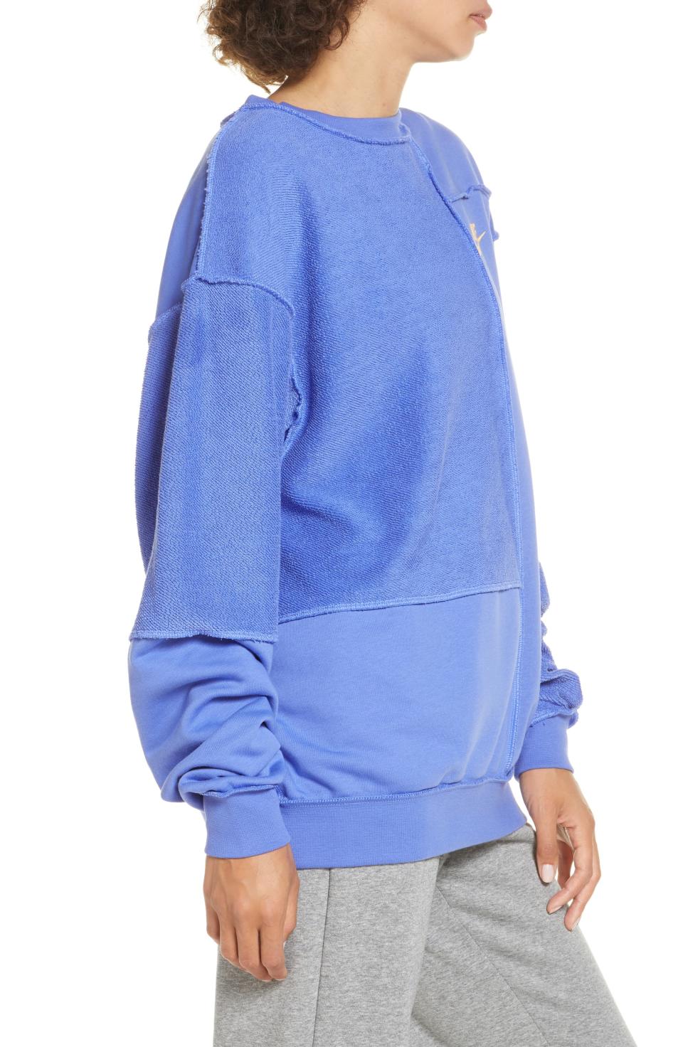 This Nike Icon Clash Crewneck Sweatshirt is currently 25% off at Nordstrom's latest flash sale.