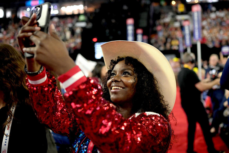 More sequins.  (Victor J. Blue / Bloomberg via Getty Images)