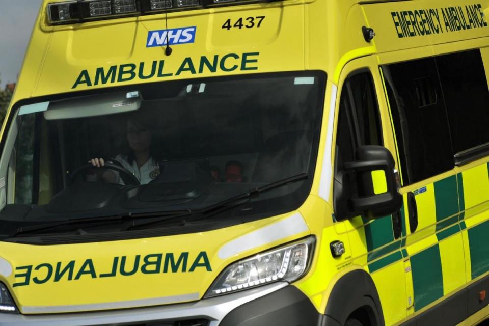 Six people have been taken to hospital after three vehicles crashed on the A44 at Bringsty