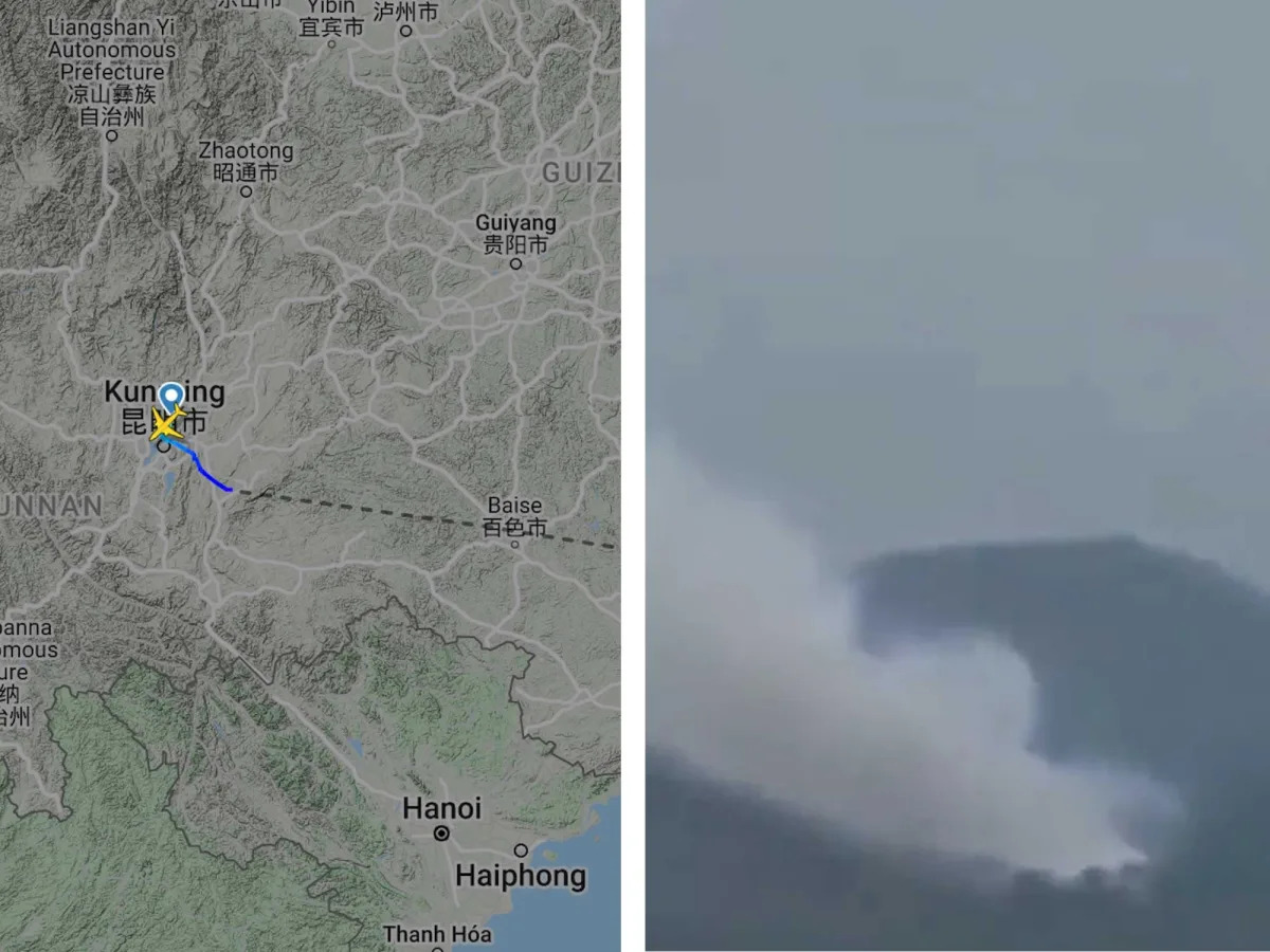 The Boeing 737 that crashed in China started a rapid descent from 29,000 feet an..