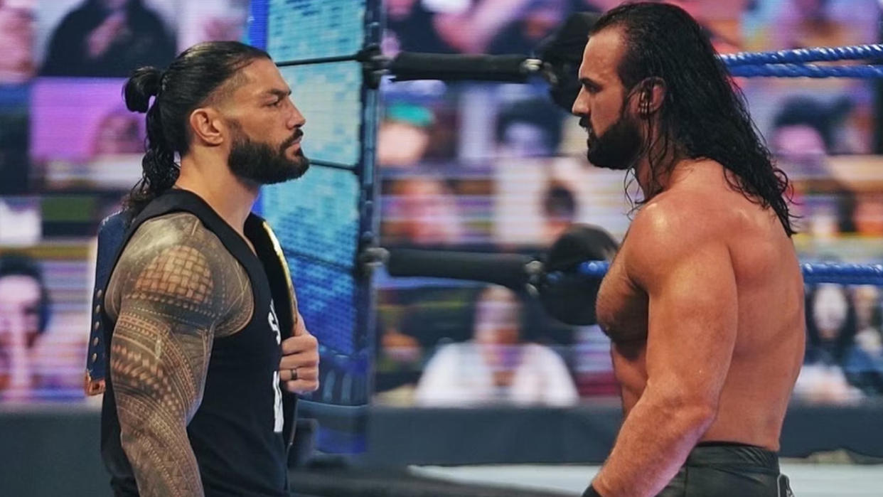 Report: Roman Reigns And Drew McIntyre Sidelined Due To Ruptured Eardrums