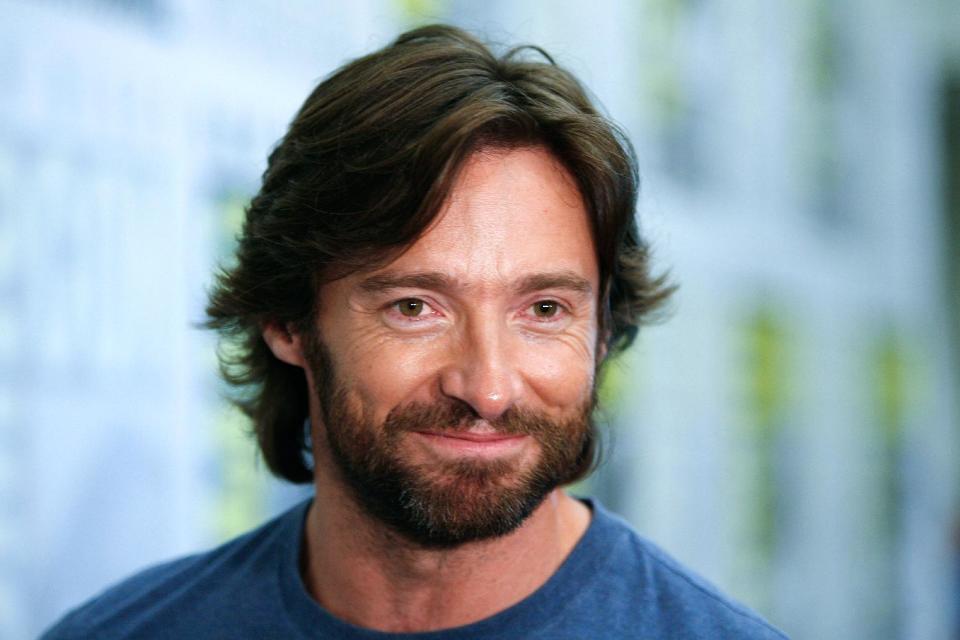 FILE - In this July 24, 2008 file photo, actor Hugh Jackman attends the Comic-Con 2008 convention in San Diego. Attending Comic-Con is often a once-in-a-lifetime opportunity for many con-goers, but it's just another summertime destination for the likes of "The Wolverine" star Jackman, geeky funnyman Patton Oswalt and “The Amazing Spider-Man” sequel writers Alex Kurtzman and Roberto Orci. (AP Photo/Denis Poroy, file)