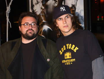 Kevin Smith and Jason Mewes at the Hollywood premiere of New Line Cinema's Blade: Trinity