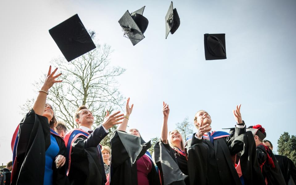 Graduation day at St Mary's University, London, 2015 - Copyright 2015 Demotix, all rights reserved.