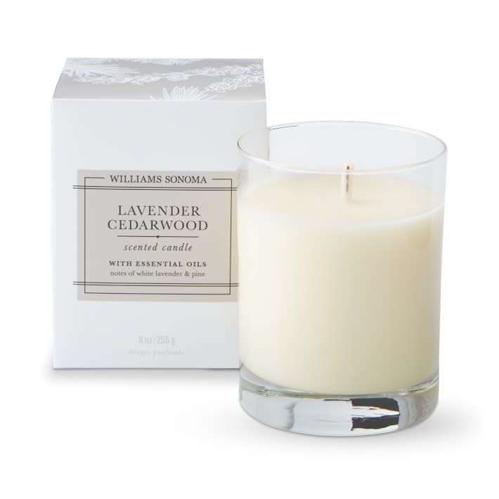 <p><a href="https://go.redirectingat.com?id=74968X1596630&url=https%3A%2F%2Fwww.williams-sonoma.com%2Fproducts%2Fwilliams-sonoma-9-oz-candle-lavender-cedarwood&sref=https%3A%2F%2Fwww.townandcountrymag.com%2Fstyle%2Fhome-decor%2Fg32677676%2Fbest-soy-candles%2F" rel="nofollow noopener" target="_blank" data-ylk="slk:Shop Now;elm:context_link;itc:0;sec:content-canvas" class="link rapid-noclick-resp">Shop Now</a></p><p>Lavender Cedarwood</p><p>$19.95</p><p>williams-sonoma.com</p><span class="copyright">Williams Sonoma</span>