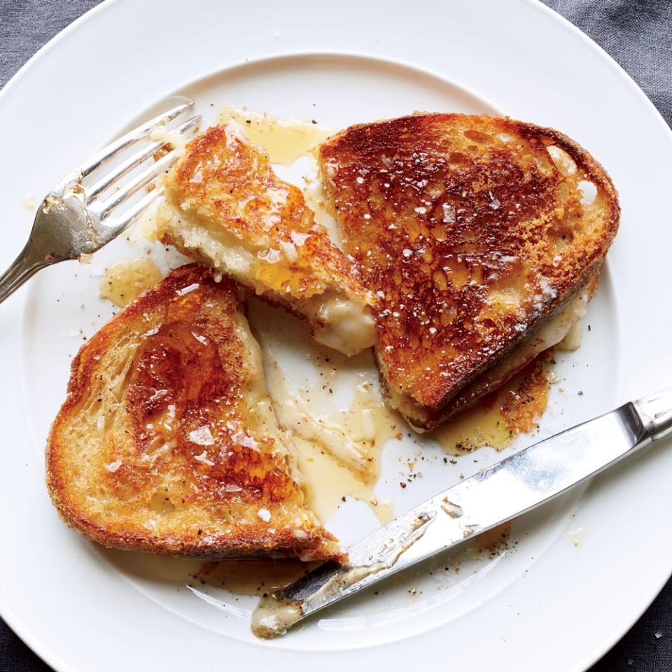 Day 20: Knife-and-Fork Grilled Cheese with Honey
