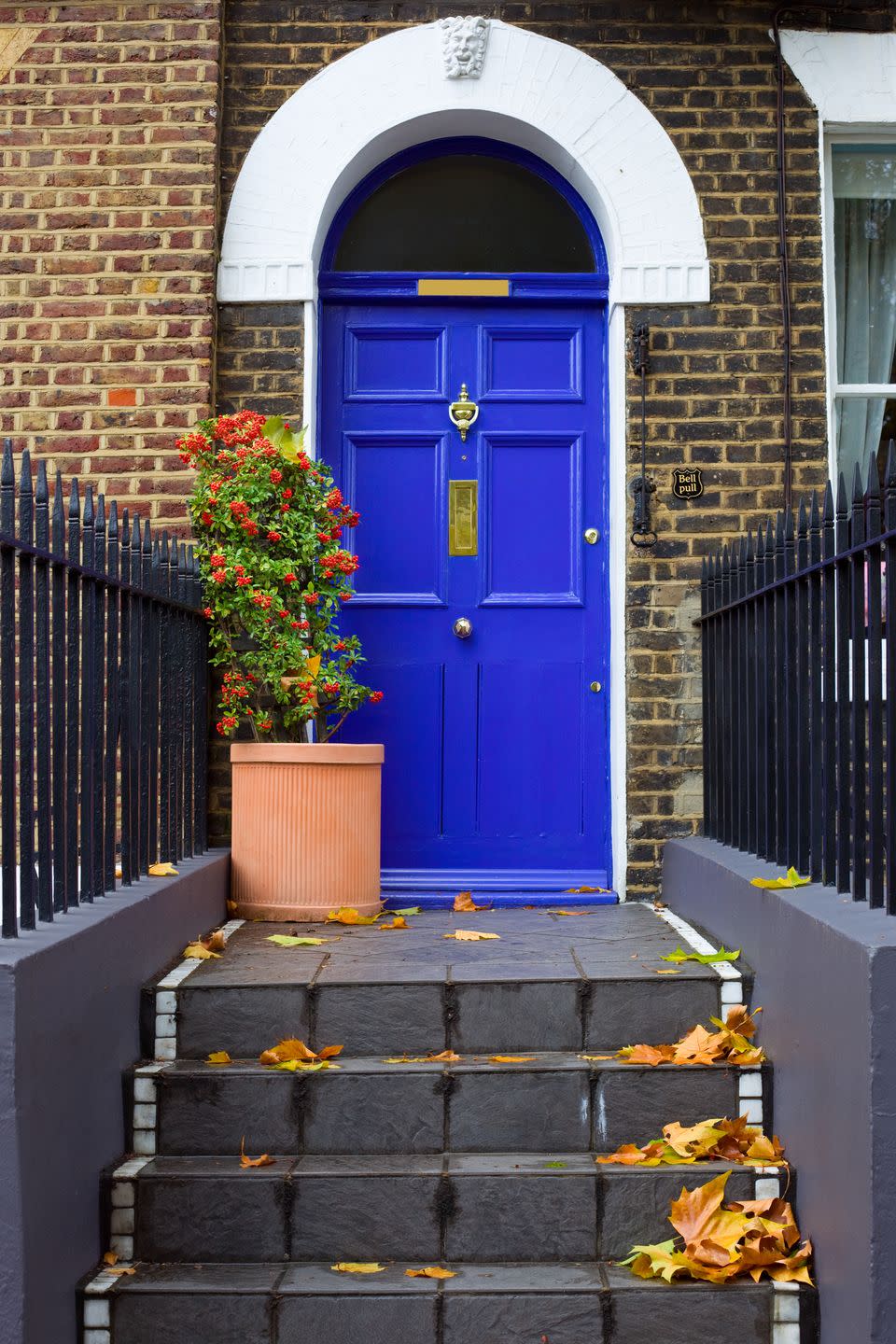 <p><strong>When it comes to an Insta-worthy entrance, there’s no better place to start than the colour of your front door.</strong></p><p>'First impressions count and they last. Try not to think of your front door as a barrier but rather as a gateway into your home,’ says property expert Kunle Barker, in response to <a href="https://www.harveywatersofteners.co.uk/home-care/revealed-face-britains-front-doors" rel="nofollow noopener" target="_blank" data-ylk="slk:The Face of Britain’s Front Doors;elm:context_link;itc:0;sec:content-canvas" class="link ">The Face of Britain’s Front Doors</a> study. ‘The front door can hint at your design style and even personality. Simple things like painting your front door a bright colour can make a real difference. </p><p>'Last year I painted my front door pink which transformed the entrance to my house and gave our home an injection of personality.’</p><p>Remember, choose a shade that complements your own personal style and think about the mood you want to create. Blue is cool, calming and meditative; pink is gentle, delicate and soft; while yellow is radiant, cheerful and optimistic. </p><p>Browse Instagram hashtags #doorstagram and #doortraits if you’re ever in need of some inspiration. </p>