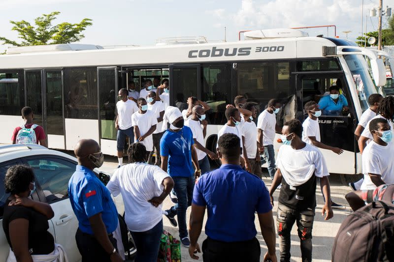 Haitian migrants flown out of Texas border city arrive in Port-au-Prince