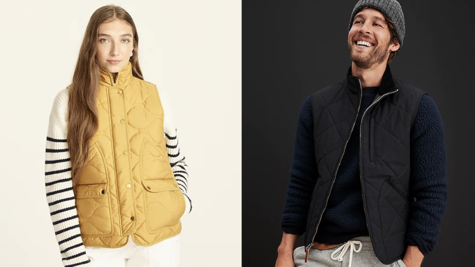 You'll find both women's and men's vests at J.Crew.