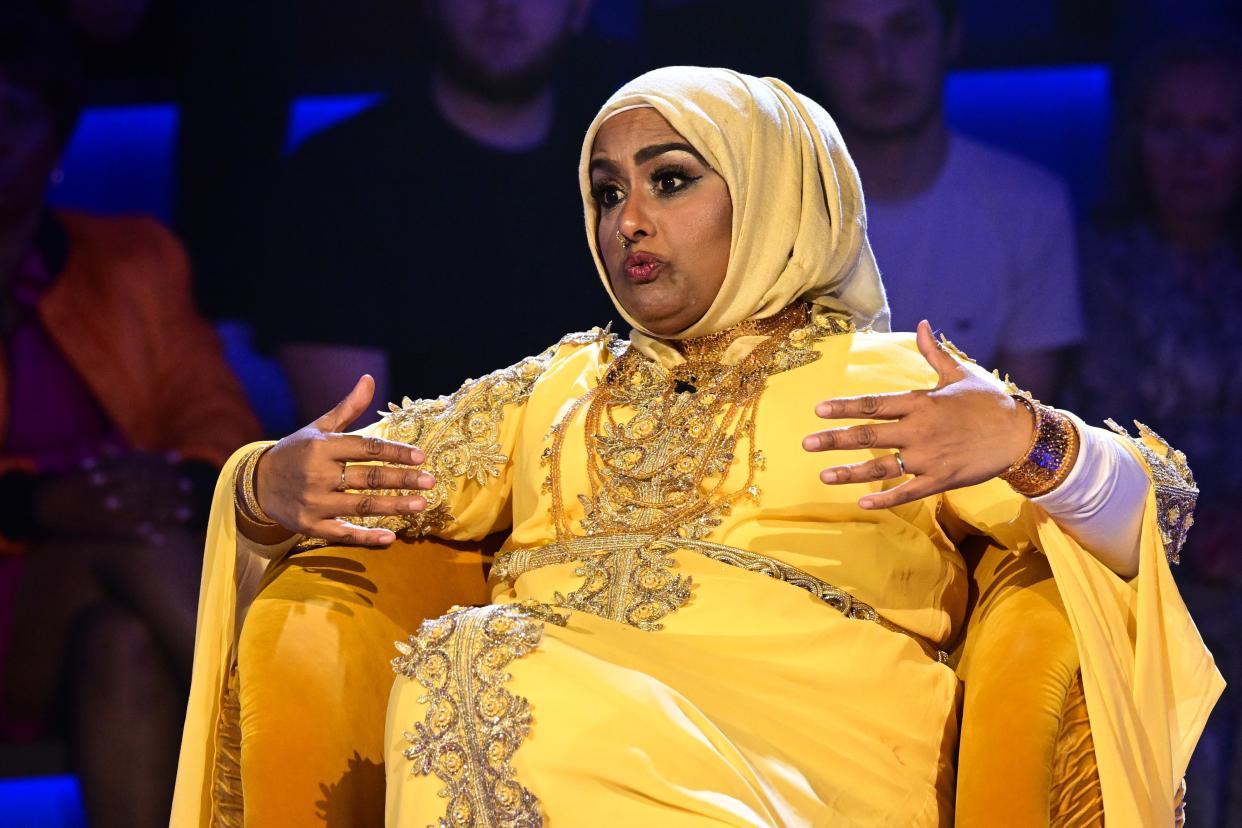 Farida spoke to the hosts of Big Brother after her exit from the reality show. (ITV/Shutterstock)