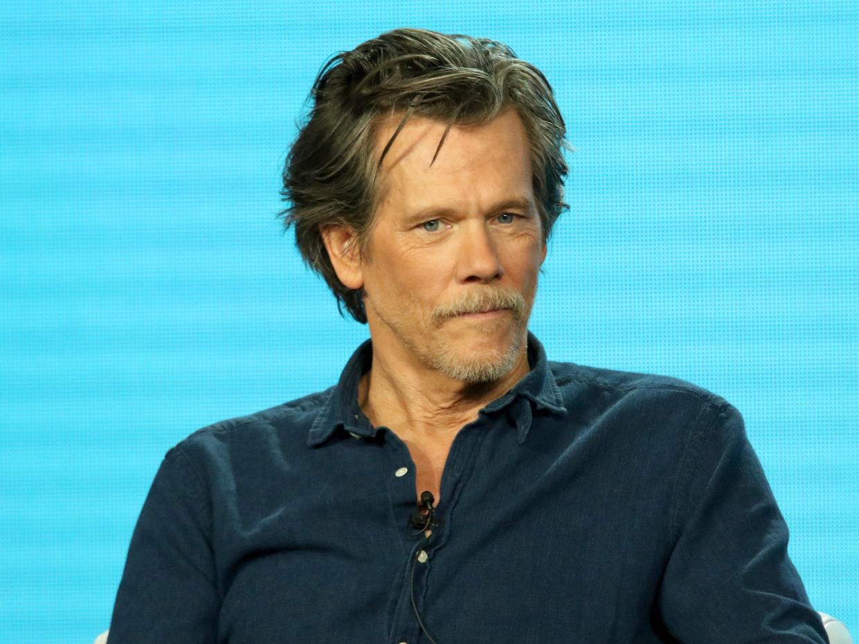 Kevin Bacon participates in the "City on a Hill" panel during the Showtime TCA Winter Press Tour on Thursday, Jan. 31, 2019, in Pasadena, Calif. (Photo by Willy Sanjuan/Invision/AP)