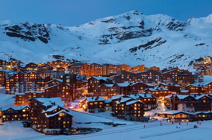 Val Thorens at night. Photo: iStock