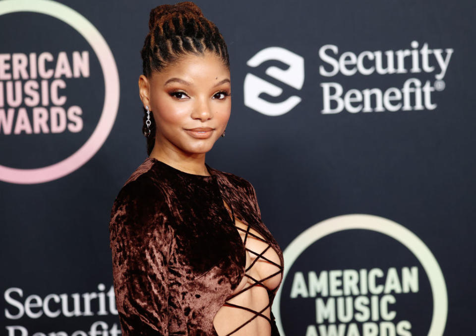 Closeup of Halle Bailey