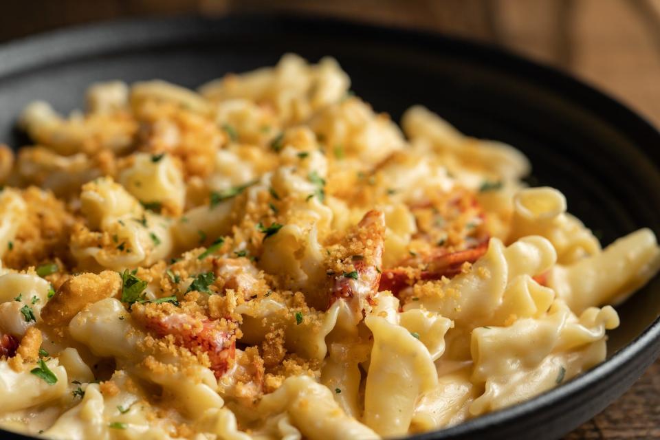 Lobster mac and cheese at Barrels & Boards, 1285 Broadway, Raynham.