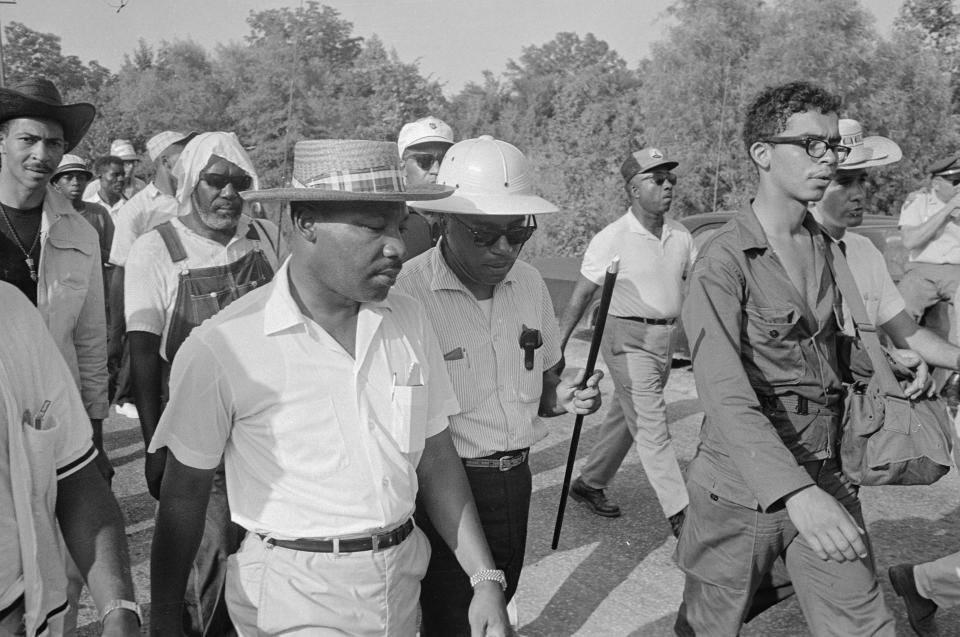 James Meredith and Martin Luther King Jr.