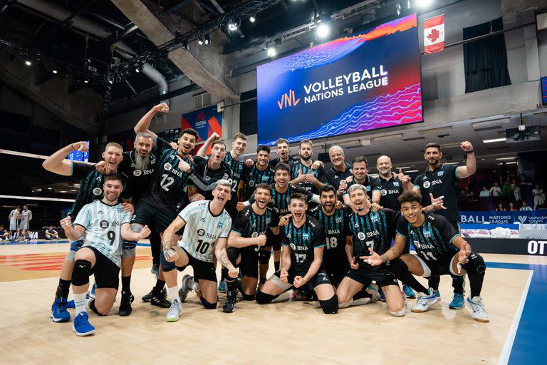 La selección masculina de vóleibol participó recientemente de la Nations League y del Preolímpico a París 2024