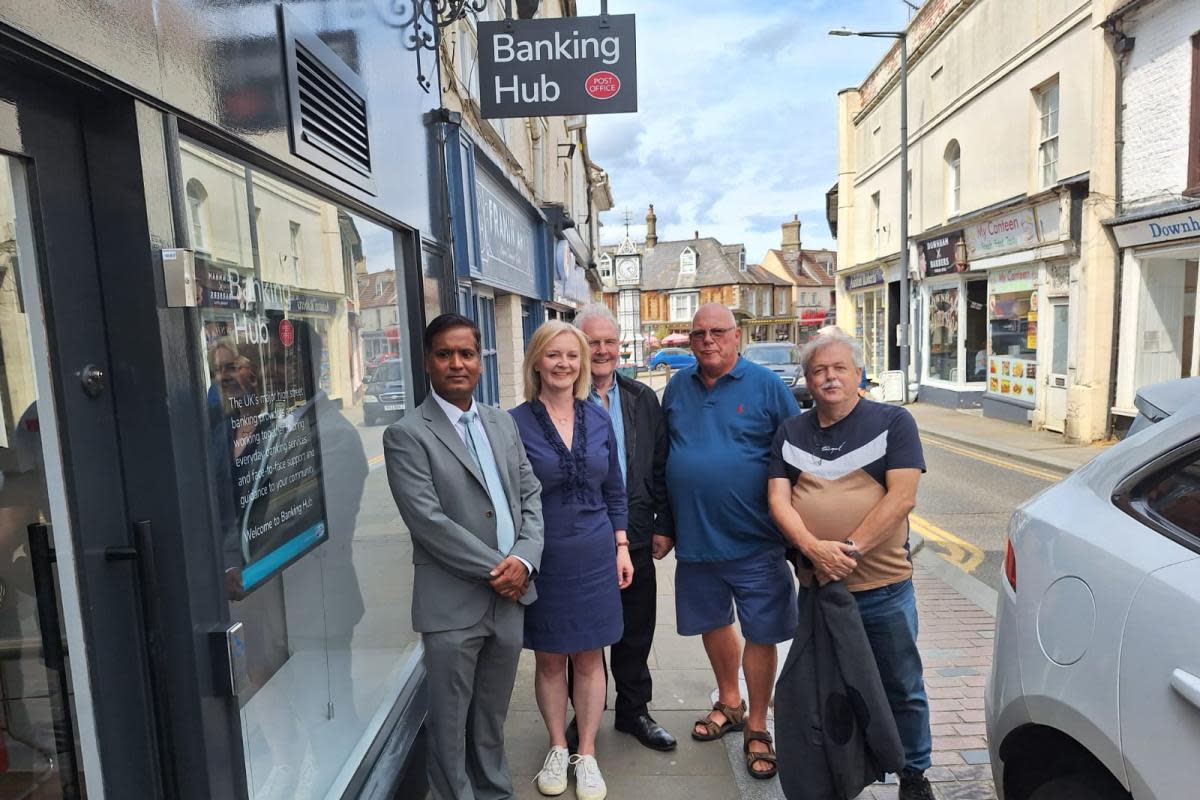 The banking hub in Downham Market High Street <i>(Image: Jonathan Isaby)</i>