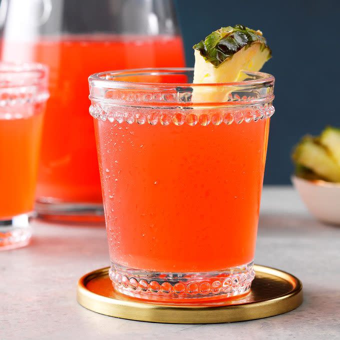 Pink Rhubarb Punch