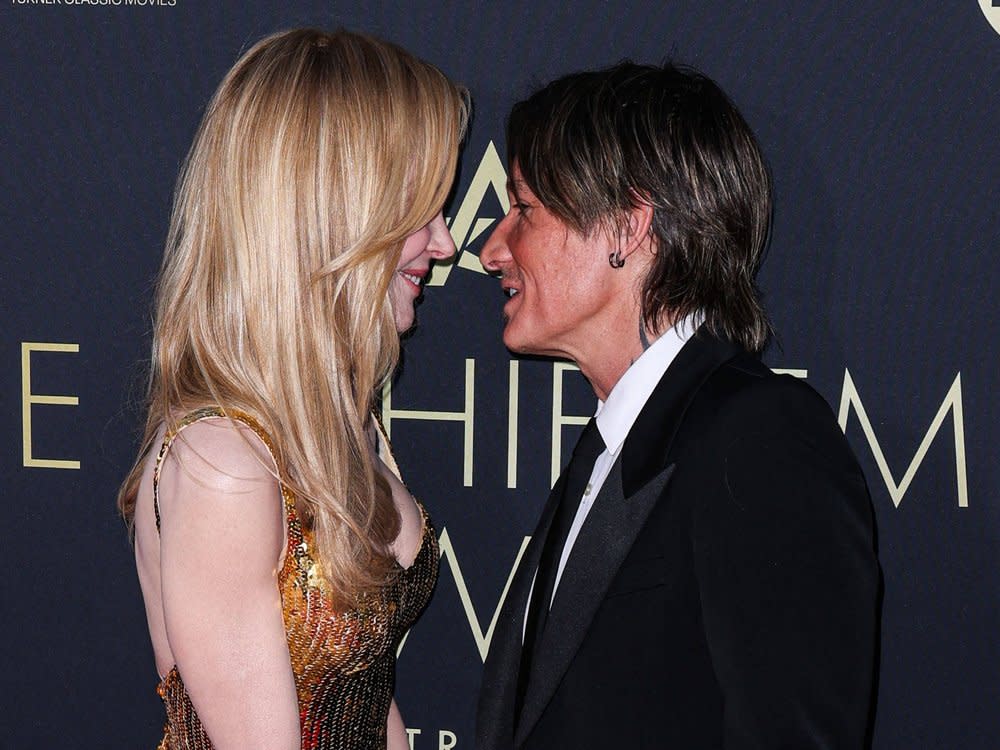 Auch auf dem roten Teppich sind Nicole Kidman und Keith Urban unzertrennlich. (Bild: imago images/ABACAPRESS)